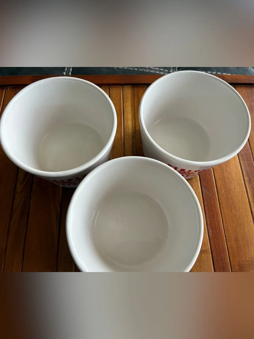 Four Star Stoneware 3 Piece Classic Popcorn Bowl Set